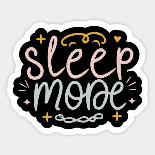 Sleep Mode Typography Sticker